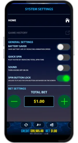 System Settings Menu