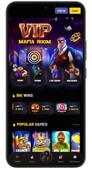 Open casino homepage